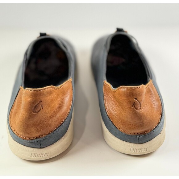 Olukai Alapa Li Keu Shoes Mens Gray Suede Casual Sneakers 10418-6CFX Size 10 M - Picture 5 of 7